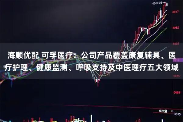 海顺优配 可孚医疗：公司产品覆盖康复辅具、医疗护理、健康监测、呼吸支持及中医理疗五大领域